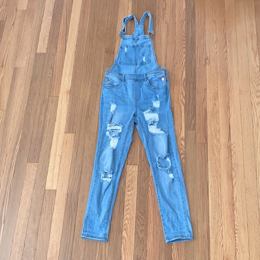 Denim Overalls Size 1